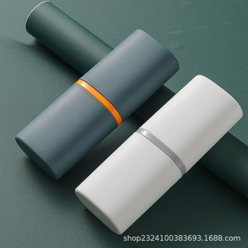Toothbrush Case & Rinsing Cup Set, Student Toothbrush Holder, Wash Cup, Toothbrush Storage Box, Antibacterial & Anti-Mold