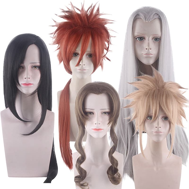 Cosplay Wig Final Fantasy 7 Remake Tifa Lockhart Reno Iris Gainsborough