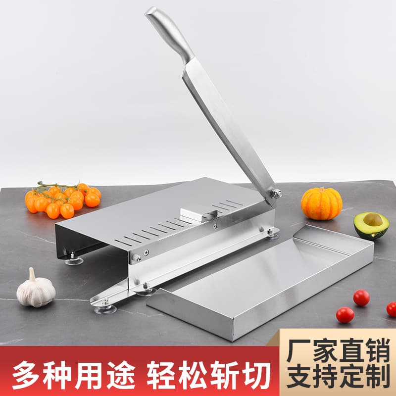Stainless Steel Slicer for Cutting Herbs and Ribs, Commercial and Household Kitchen Small Cleaver, Chopping Knife, Chicken Feet Guillotine