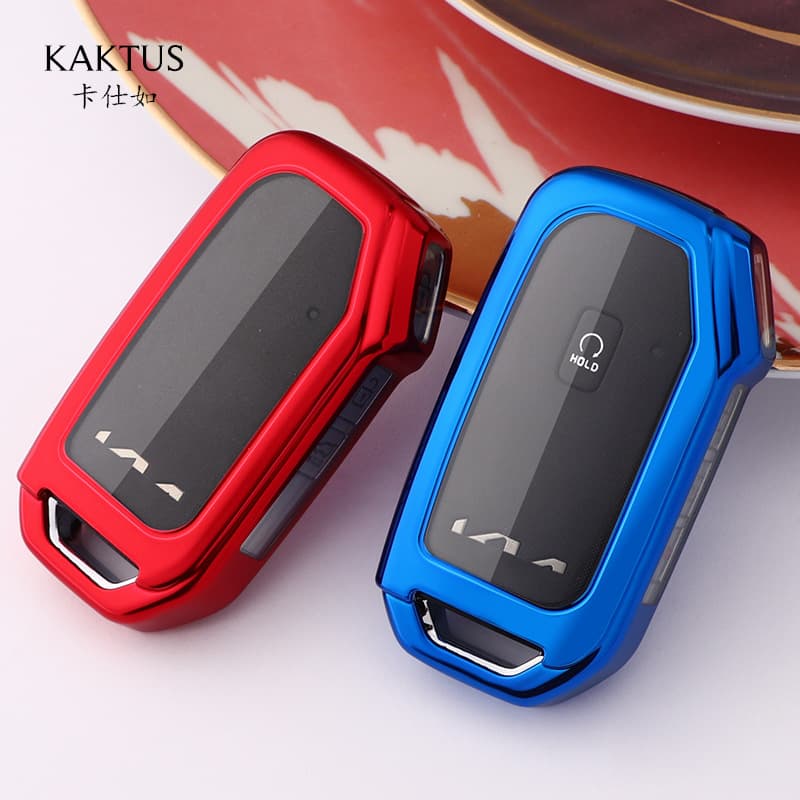 KAKTUS Car Key Case for KIA Sportage KX3/5 Seltos K5 Stonic Key Cover