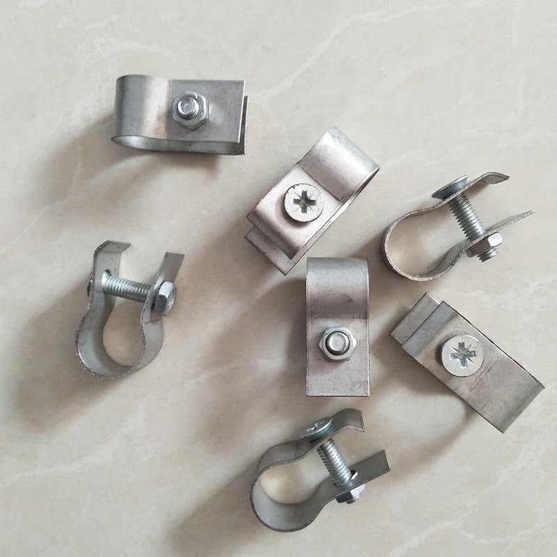 Stainless steel clip silicon carbon rod colloid layer clip colloid layer measuring instrument accessories with screws stainless Leide Co., Ltd.