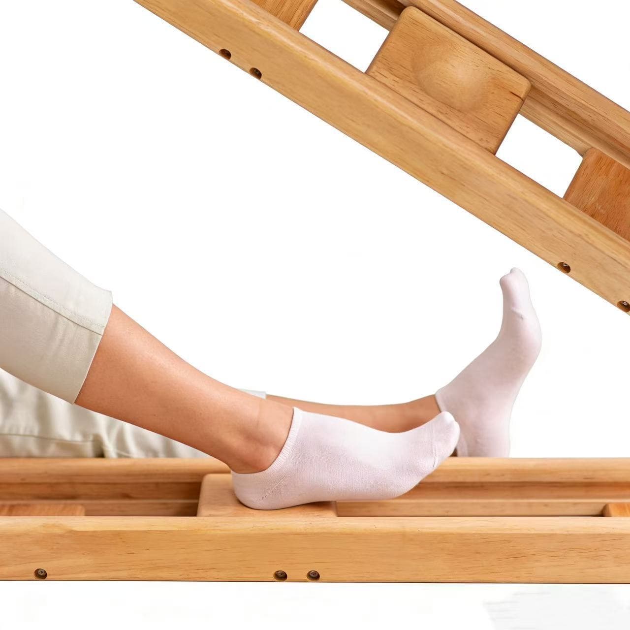 Cross-border wooden rehabilitation knee and hip joint pulley, stroke rehabilitation physical therapy equipment, portable recovery device