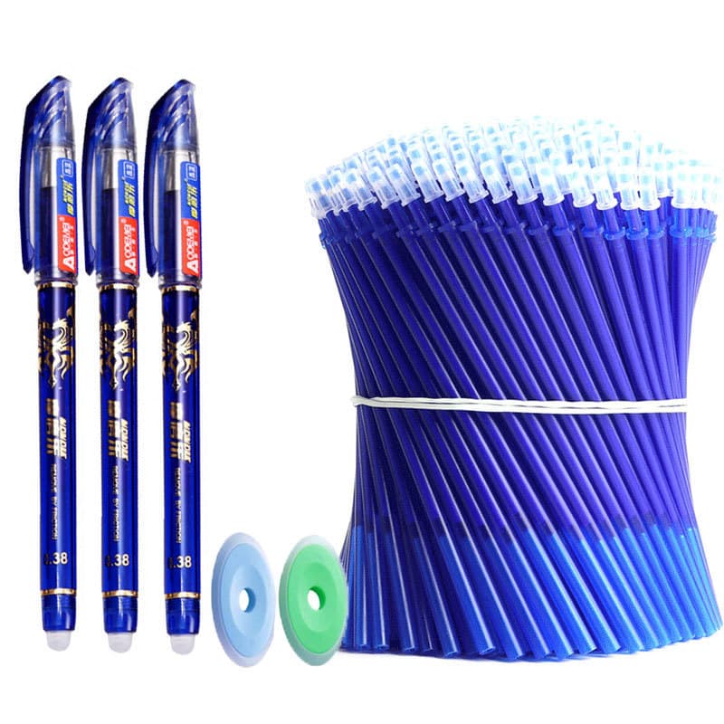 Erasable Gel Pens, Erasable Neutral Pens, Blue Black Ink Refills, MoYiErase, School Writing Stationery, Gel Pens