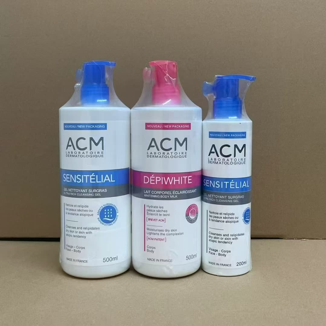 French ACM Aesthetic Whitening Essence Cream Brightens Skin Tone, Fades Spots and Acne Scars