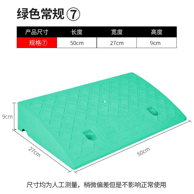 Step Ramp Curb Ramp Threshold Ramp Household Car Plastic Incline Ramp Curb Ramp Triangular Climbing Ramp