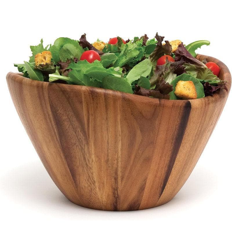 Fruit salad bowl multi-purpose household hotel Japanese-style wooden bowl for soup household wooden rice bowl anti-scalding