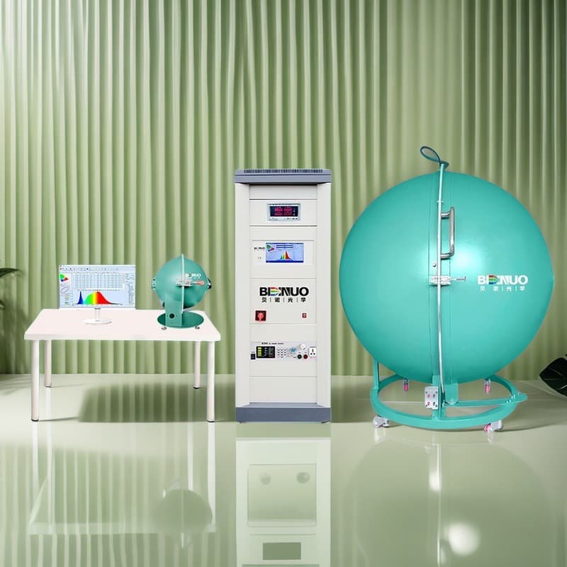 High-precision integrating sphere for luminous flux, color temperature, wavelength, CRI testing, lumen, chromaticity coordinates, and spectral analysis