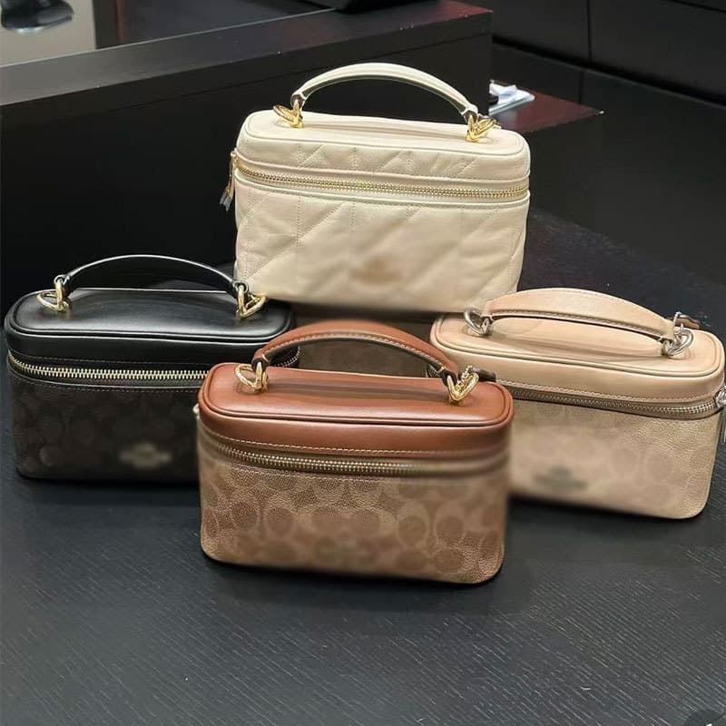 2026 Kou's new Rainer18 small box bag, retro presbyopic mini cosmetic bag, shoulder crossbody bag, portable