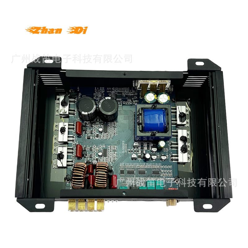 Professional Grade Brazilian Style 500W Two-Channel Power Amplifier 12V Car Audio Amplifier