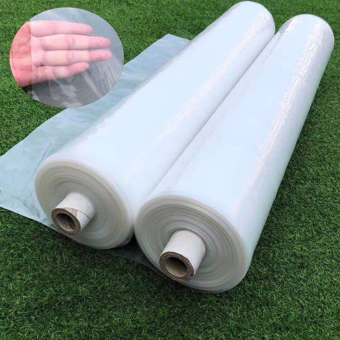 Thickened transparent rainproof tarpaulin, agricultural greenhouse film, plastic sheet for wind protection, window sealing, insulation, waterproofing, dustproof, and light transmission.
