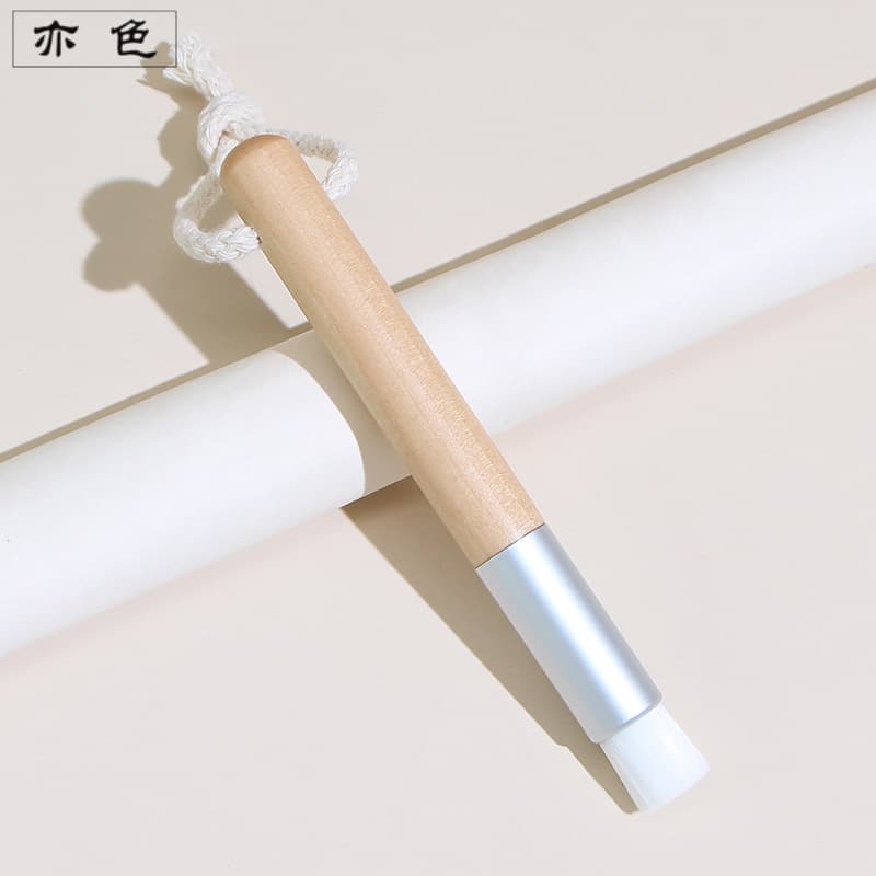 Wholesale Single Nose Cleaning Brush Flat Head Clean Brush Blackhead Removal Acne Treatment Beauty Tool Bamboo Handle with Rope Nose Brush