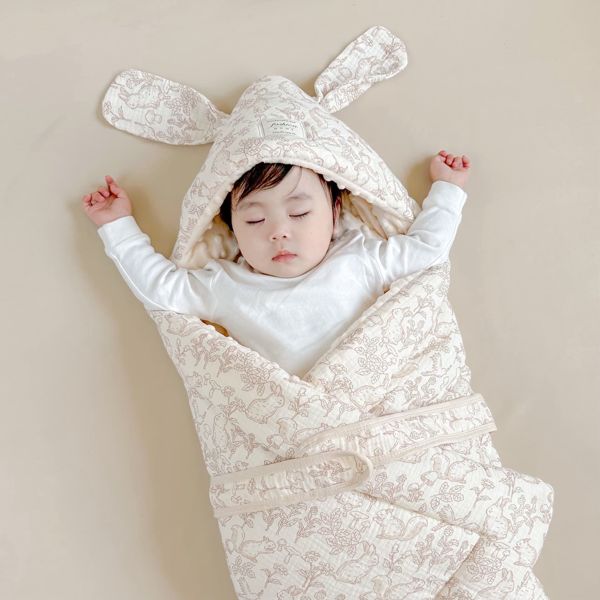 Thickened Cotton Baby Wrap Blanket for Newborns Baby Delivery Room Swaddle Blanket Autumn Winter Spring Summer Four Seasons