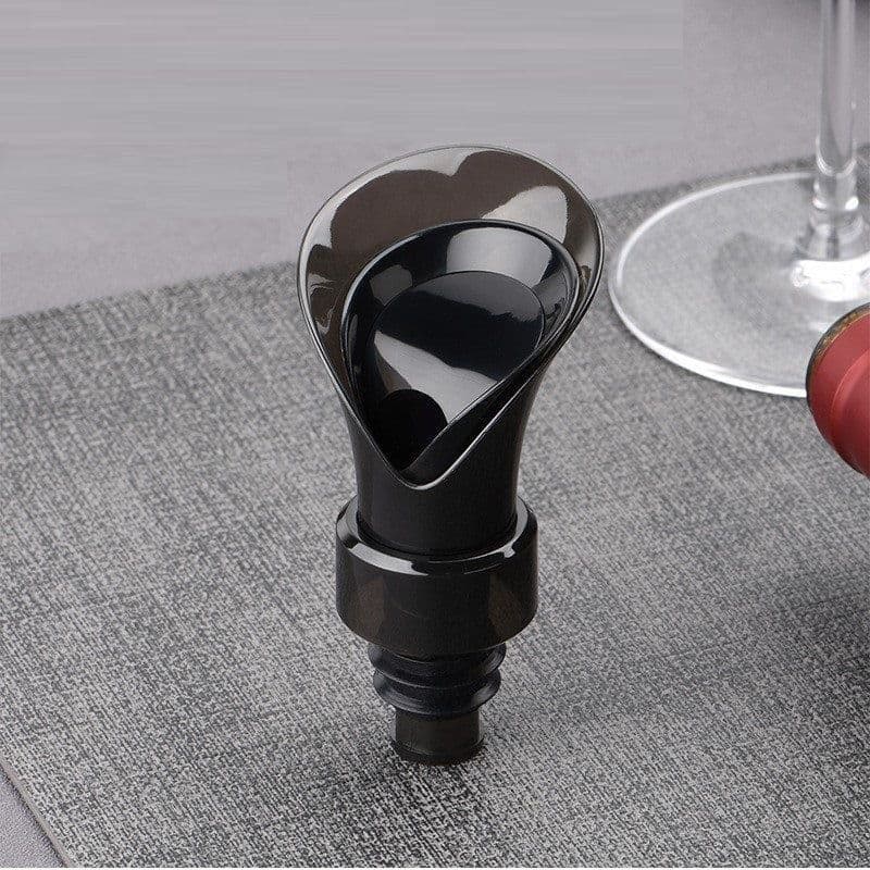 2-in-1 Petal-Type Red Wine Pourer and Wine Saver, Universal Wine Preservation Bottle Stopper