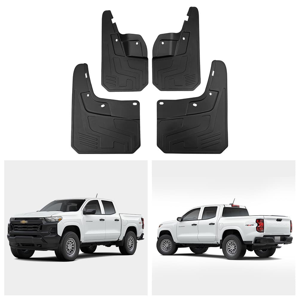 Compatible with Chevrolet Colorado 2023-2024 Mud Flaps for Foreign Trade Car Tires