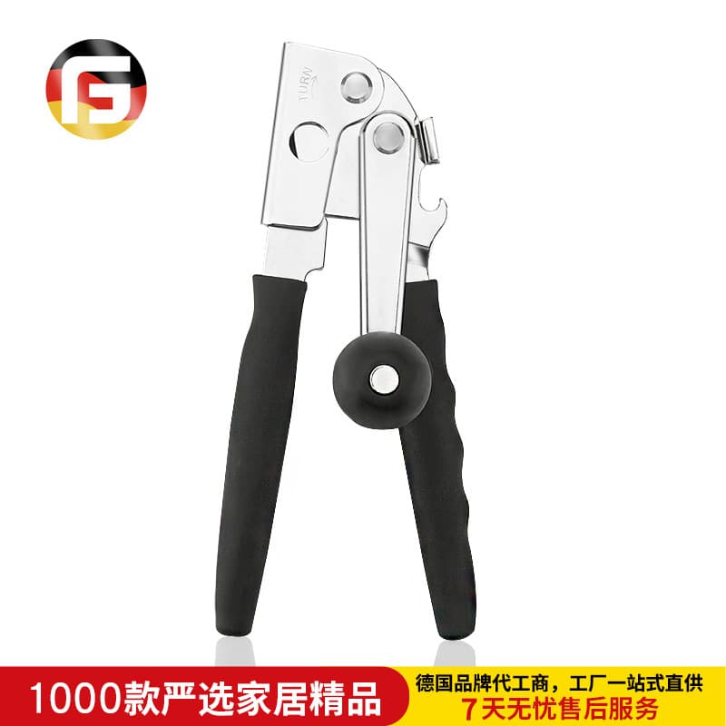 Stainless Steel Hand-Cranked Bottle Opener Powerful Can Opener Kitchen Tool for Opening Cans And Bottles