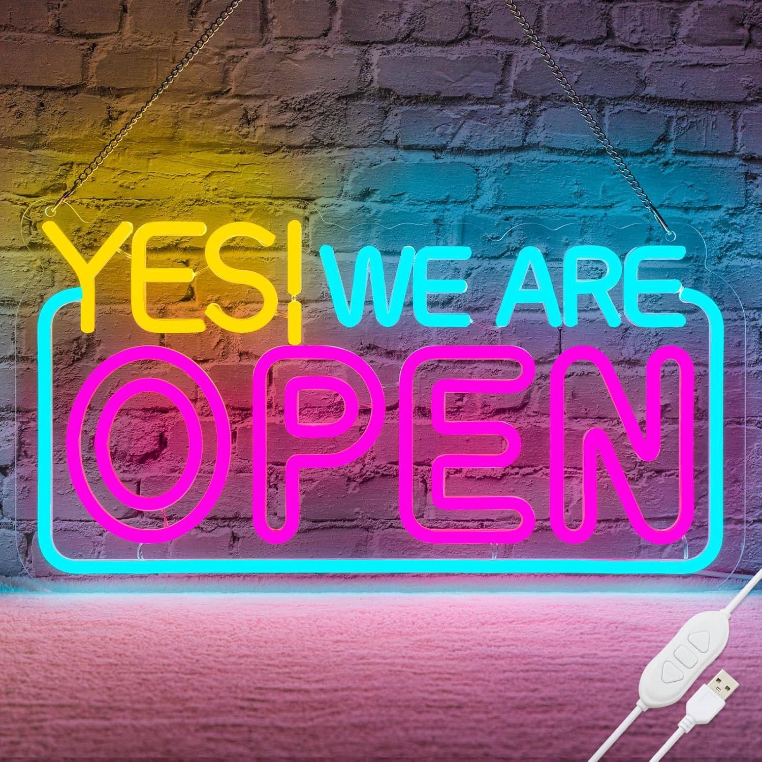 Amazon Mercado Libre Cross-border BAR OPEN Neon Light Sign USB Powered LED Sign E-commerce Source