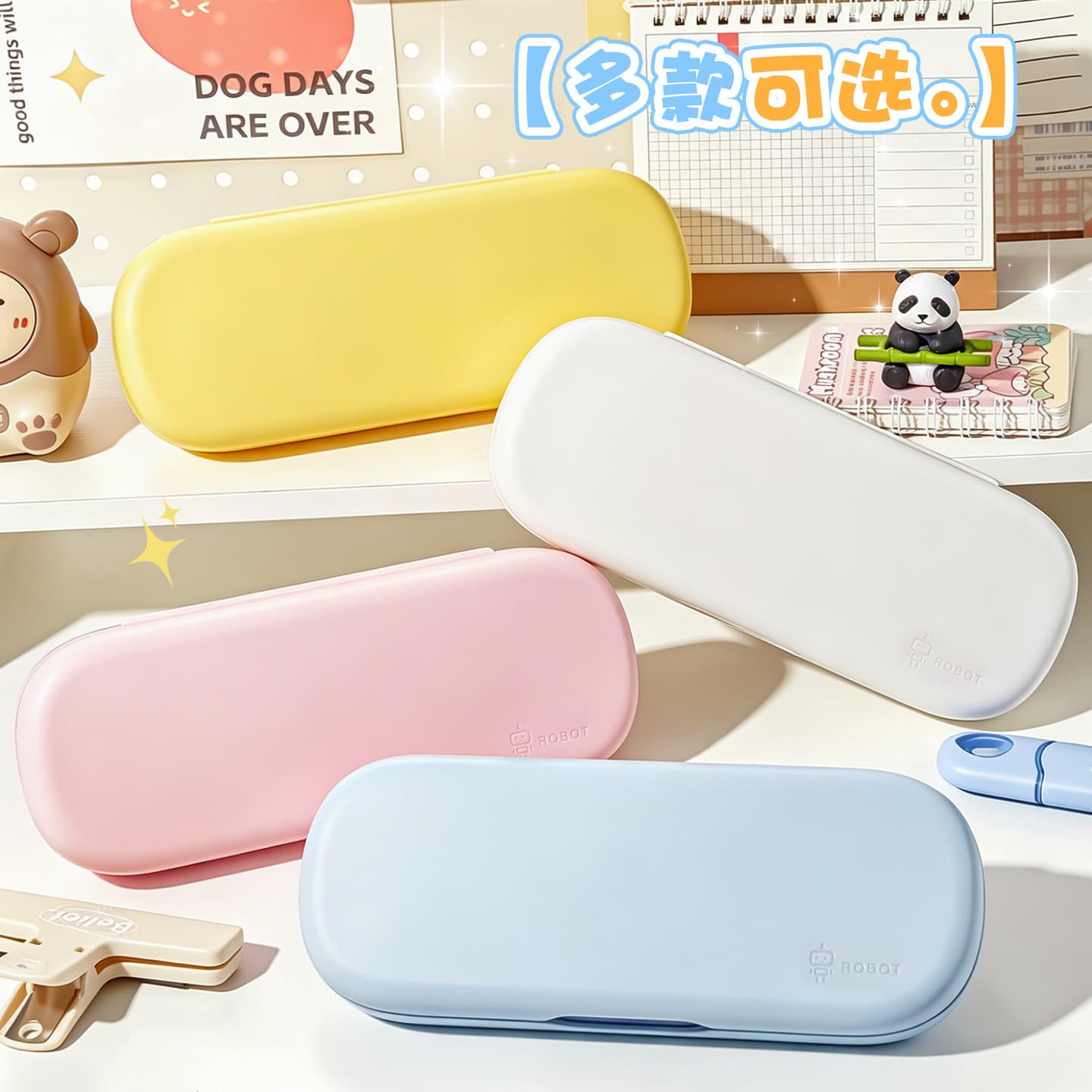 Double-Layer Pencil Case for Girls, Elementary School Student Special, Simple Pencil Box, Middle School Student, High Appearance, Ins Style