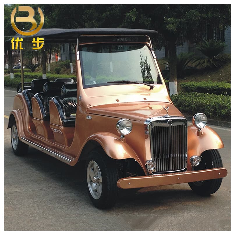 Sightseeing electric classic car, battery electric classic scenic spot tourist car, new energy electric car