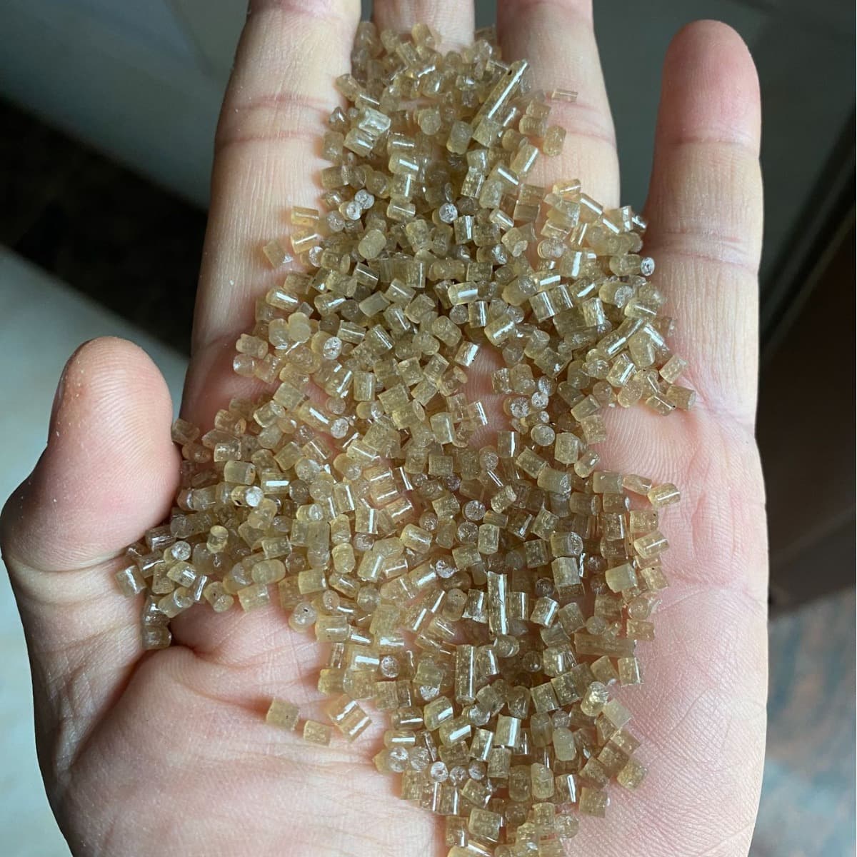 40 Mesh Transparent PS Material, Raw Material for XPS Panels, Raw Material for Insulation Boards, EPS Recycled Granules