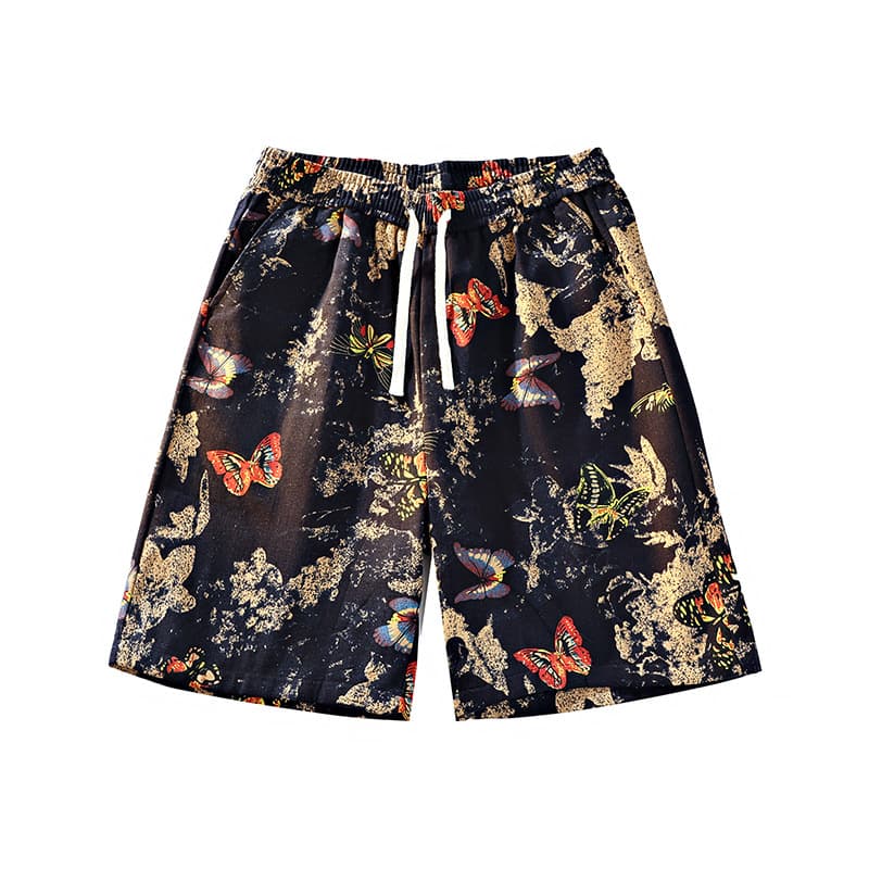 Men's 5-Inch Shorts Cross-Border Summer Beach Shorts Men's Casual Running Sports Shorts 5-Inch Straight Leg Pants Trendy