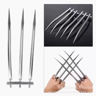 Marvel Movie Merch Halloween Wolverine Claws Cosplay Prop Prop Weapon Wholesale