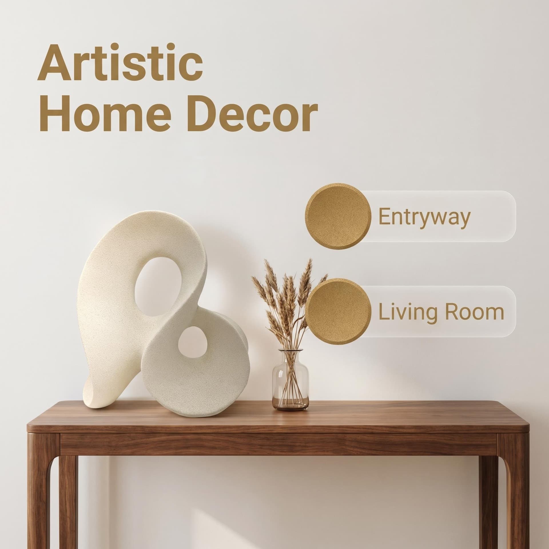 Best-selling Cross-border Abstract Irregular Ceramic Decorative Figurine with Hands Holding Little Feet in Off-white