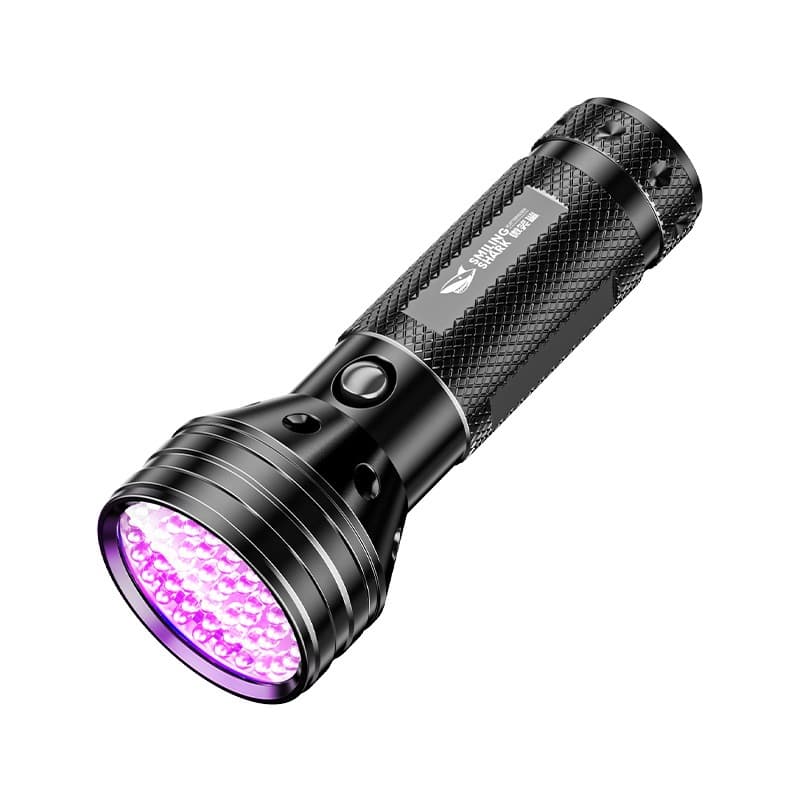 New Aluminum Alloy Ultraviolet Light for Jade Identification, Counterfeit Detection of Banknotes, Tobacco, and Alcohol, 395Nm Ultraviolet Detection Lighting Tool