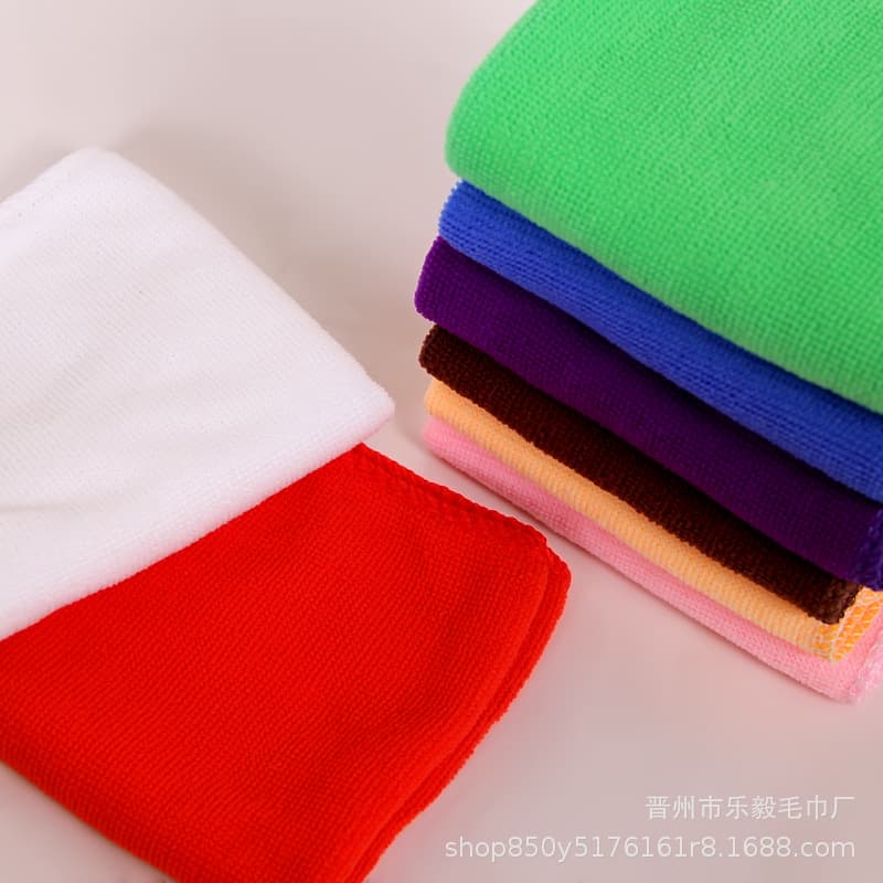 Fiber Towel, Kindergarten Small Towel, Gift Giveaway Small Towel 20*20, 25*25, 30*30