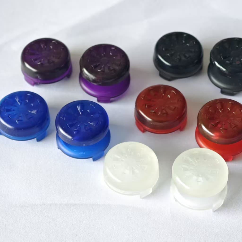 Cross-border ps4 rocker heightening cap ps5 competitive cap game controller protective cap KTF silicone anti-slip heightening cap