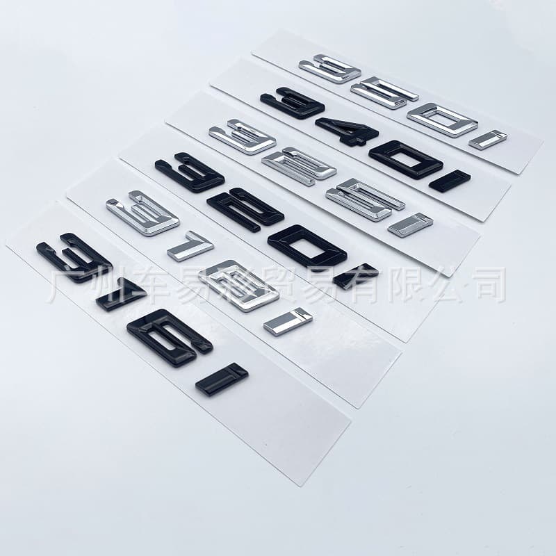 Suitable for BMW New 3 Series 350i 340i 325i 320i 318i 316i Modified Letter Logo Rear Tail Sticker