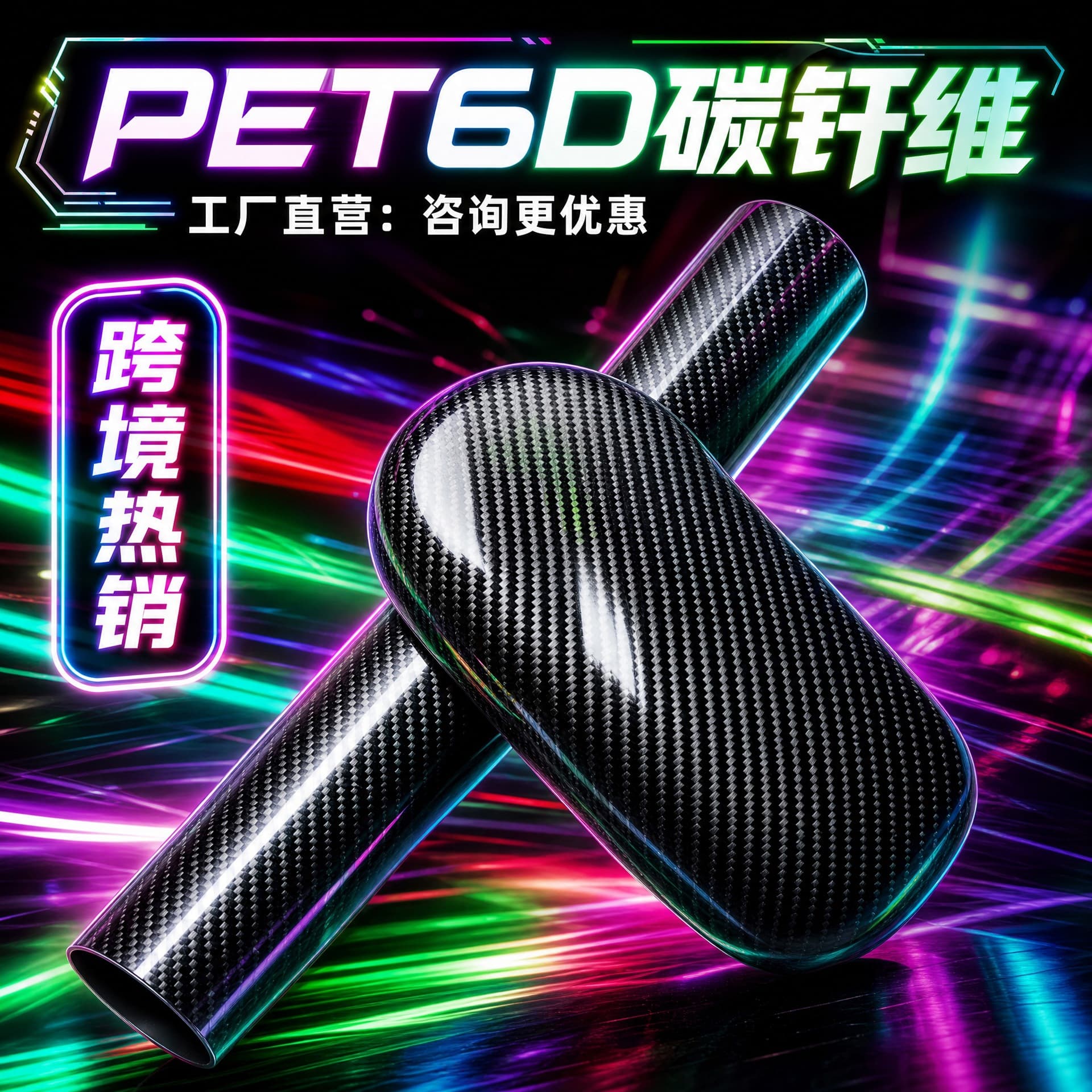 PET Color Change Wrap Car Vinyl Wrap Film 3D 4D 5D 6D Carbon Fiber Small Flower Carbon Forged Black Full Vehicle Wrap