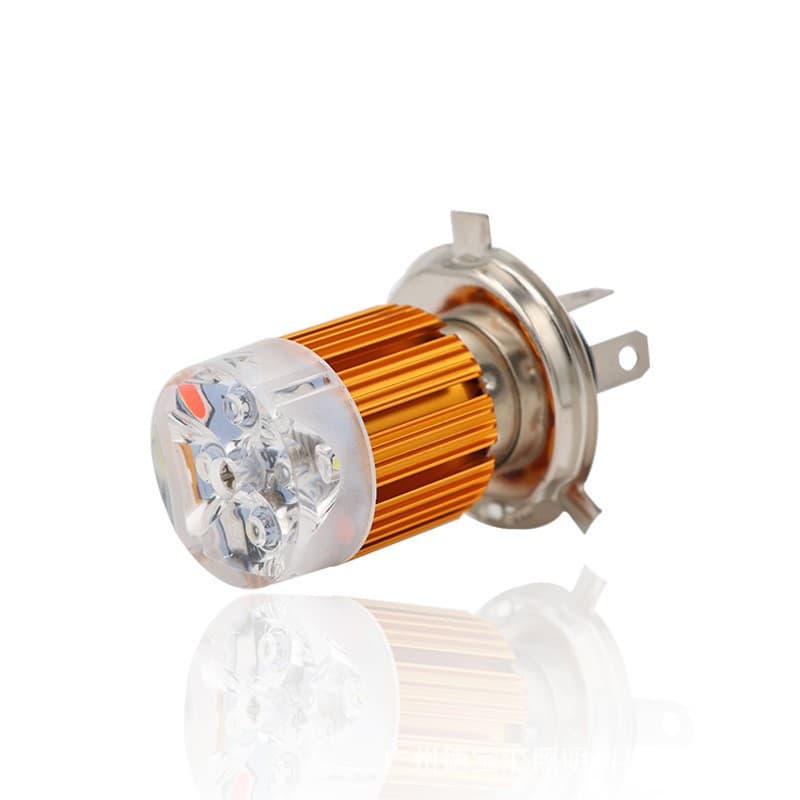 Yizhong Cross-border Hot Selling Three-Prong Motorcycle Built-in Front Headlight Bulb LED 6 Car Light Strong Light Super Bright Headlight