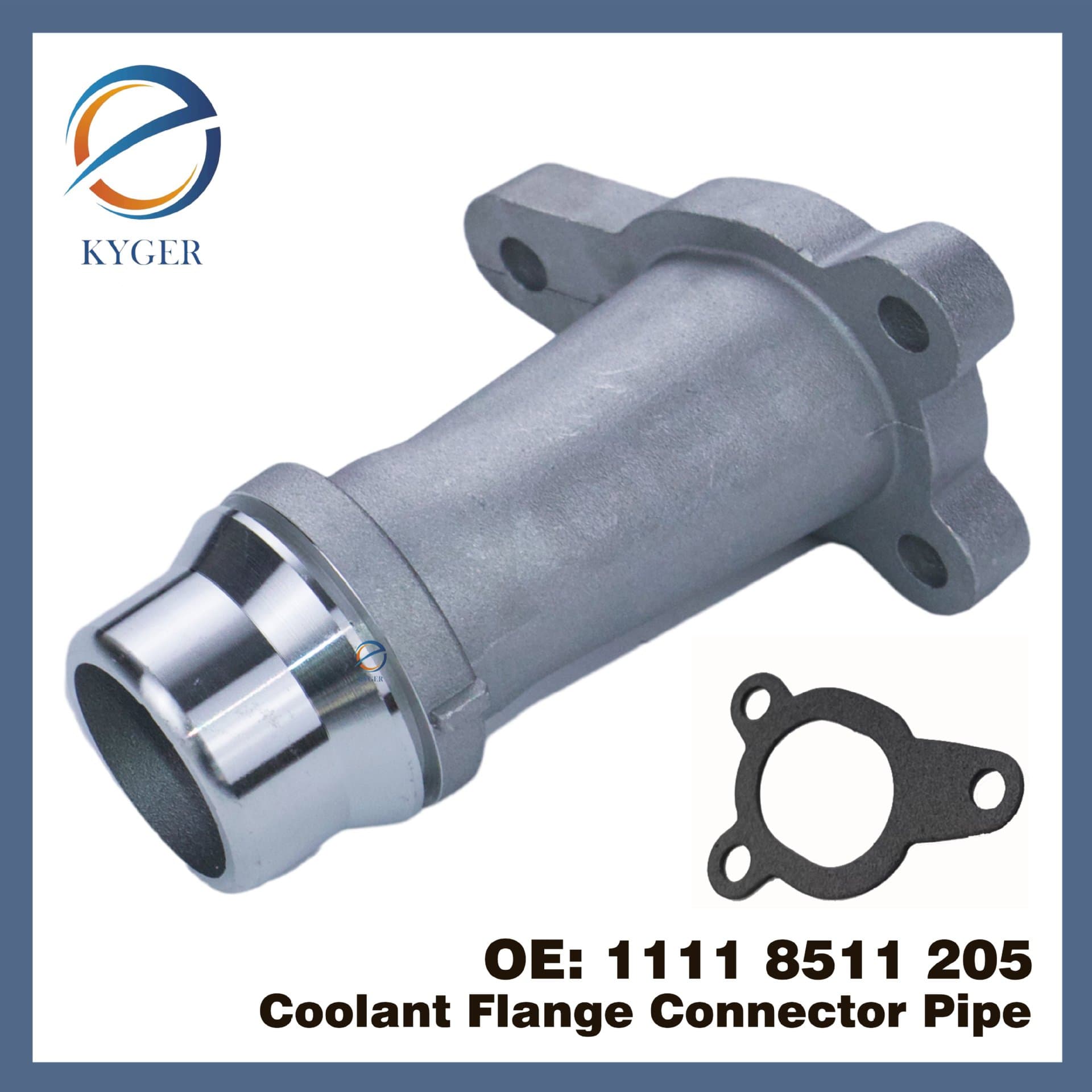 Suitable for BMW F20 F21 F52 aluminum water pipe connector 11118511205 1111 8511 205