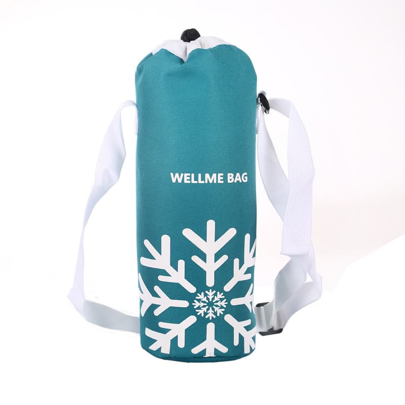 AliExpress Cross-Border Factory Direct Oxford Cloth Ice Bag Outdoor Insulated Round Cup Holder Baby Bottle Water Bottle Pouch