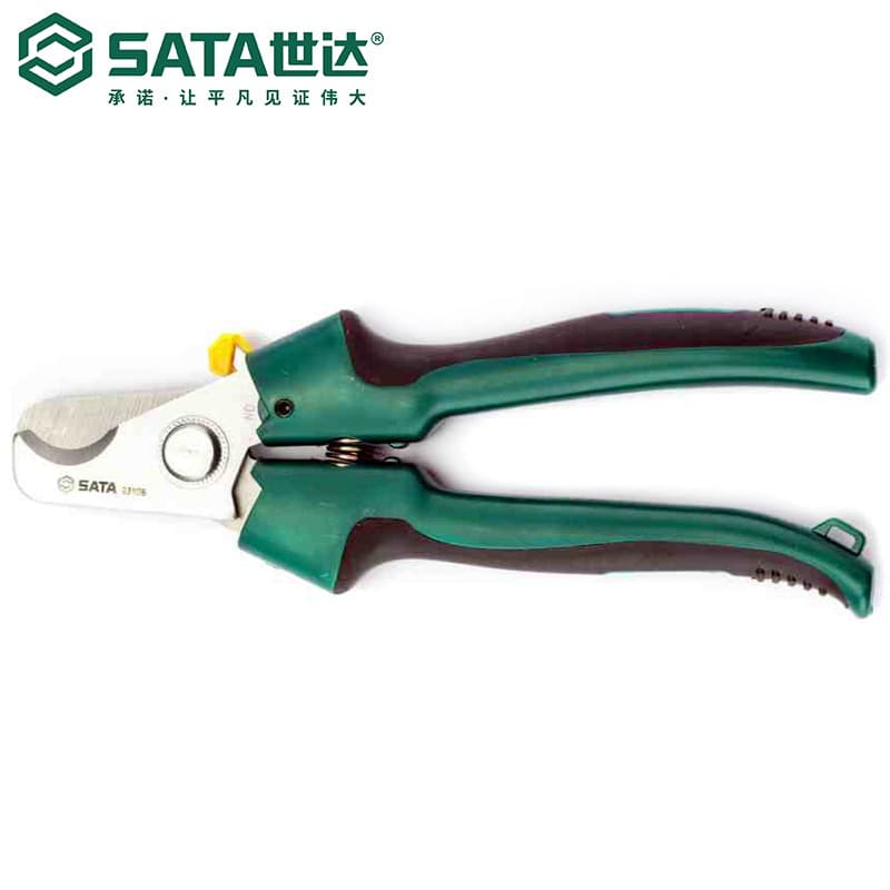 SATA 7-Inch Dual-Color Handle Cable Cutter 93109 Wire Cutter 93108 Cable Duct Scissors