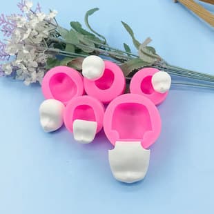 New Dual Face Silicone Fondant Mold Human Face Cake Decoration Mold Clay Resin Handmade Character Head