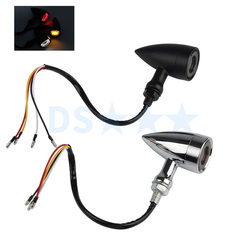 Motorcycle Turn Signal Modified Harley LED Turn Signal Light Daytime Running Light Vintage Turn Signal