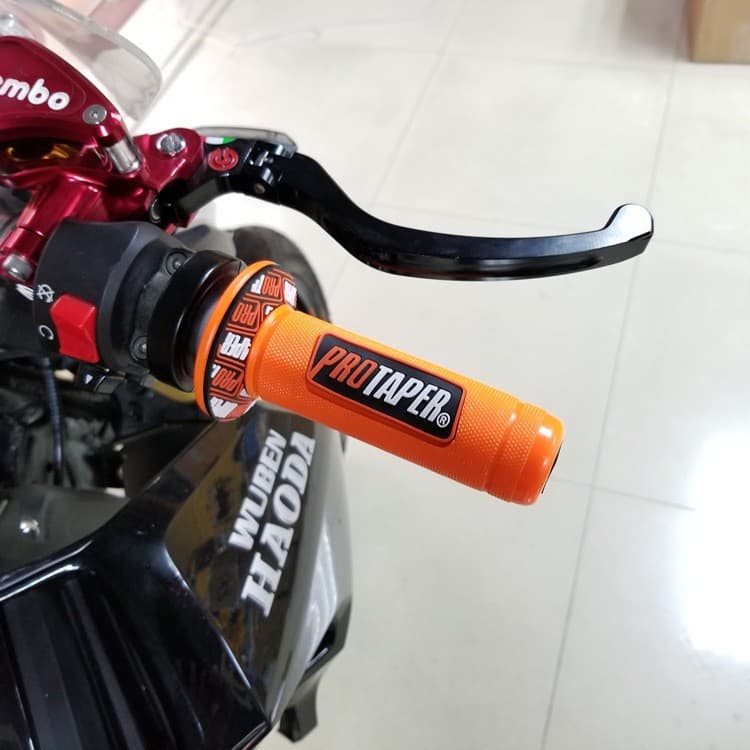 Universal Motorcycle Handlebar Grip Pedal Assist Handlebar Grip Ghost Fire Modified Throttle Grip Handlebar Cover