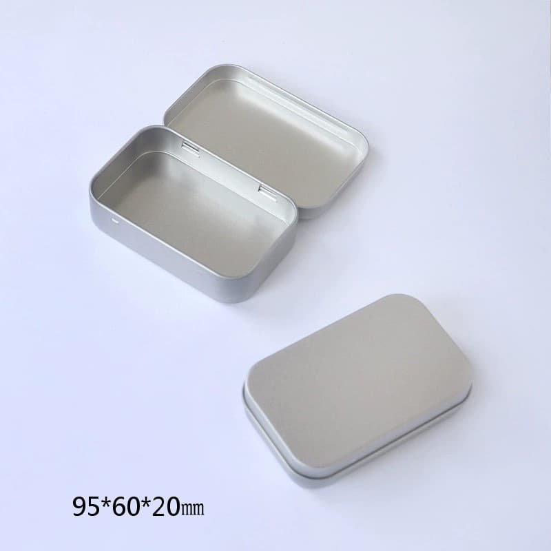 Metal Box Packaging - Square Tin Box Lid For Tea Canisters Spices Candies Crafts