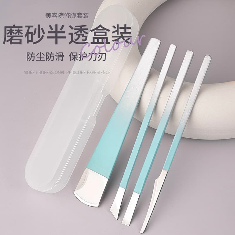 High Manganese Steel Pedicure Knife Callus Remover Dead Skin Scraper Thickened Anti-Slip Cuticle Knife Yangzhou Three Knives