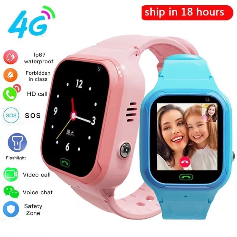 Cross-border LT36 Children's Phone Watch 4G Full Netcom Video Call with GPS Positioning Multifunctional Student Watch