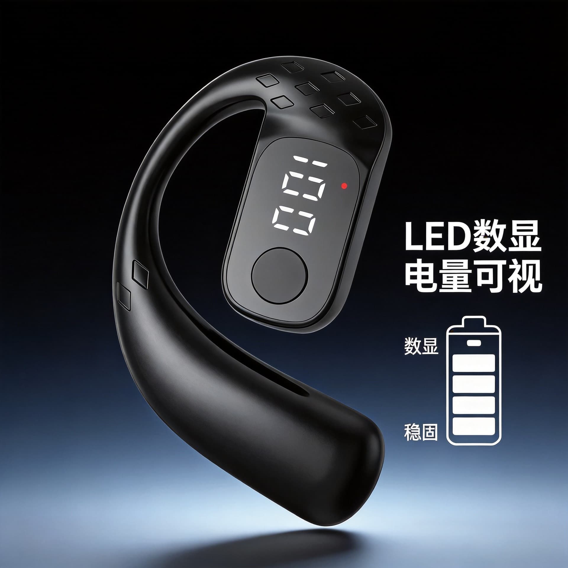 Z10 Sports Earphones Bone Conduction Open-Ear Hook Wireless Bluetooth Earphones Long Battery Life Rotatable Left and Right Earpieces