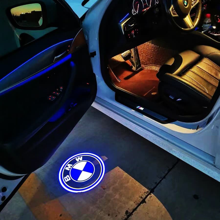 Laser Projection Light for BMW Door Glass Welcome Light E39 E53 X5 E52 Z8 Models