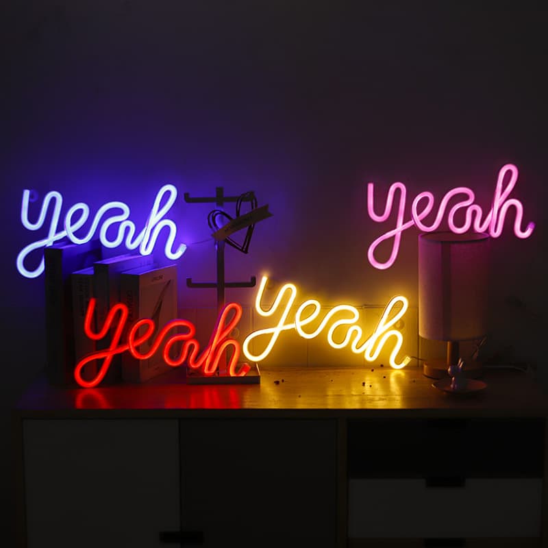 New LED Neon Style Lights Window Ornaments Bar Bedroom Net Red Room Decoration