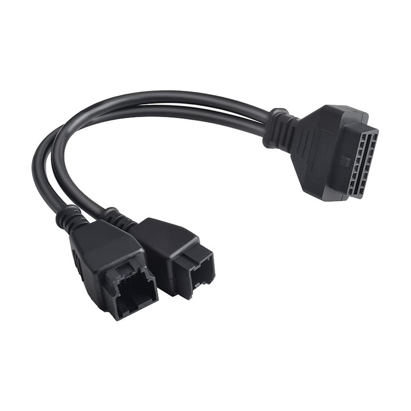 MS906 S908 SPRO905 Chrysler Adapter OBD2 Female to MS908 Autel 12+8 Diagnostic Connector