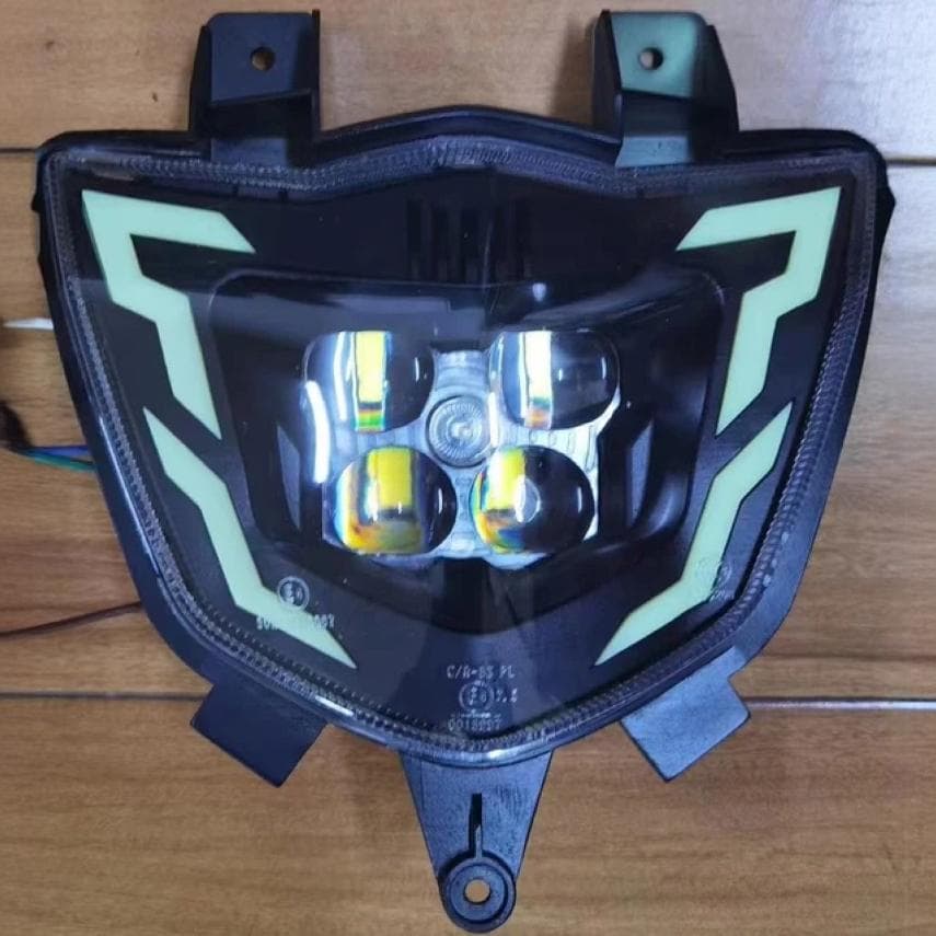 XTZ Motorcycle Modification Front Headlight Bulb High/Low Beam Driving Light Cross-border