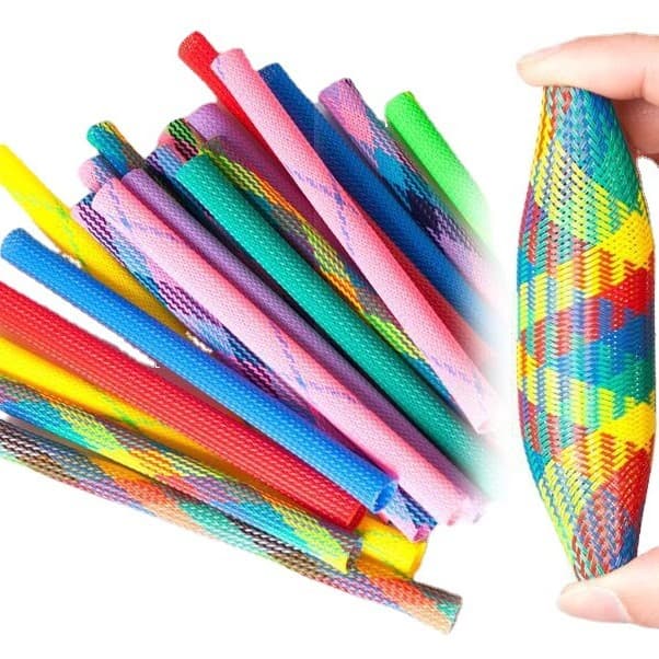 New pattern or solid color multi-style elastic high circular pet toy colorful pattern cat bouncing net