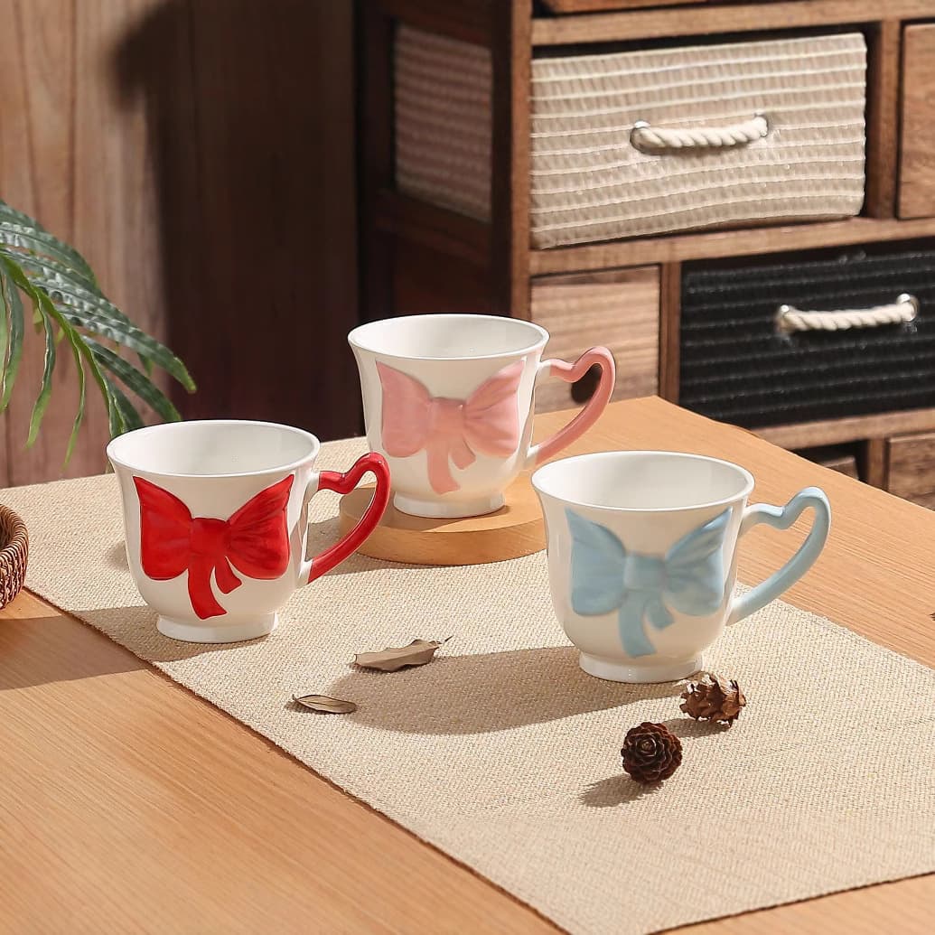 Creative Retro Butterfly Mug, Gift for Women, High-End Office Ceramic Water Cup, Premium Coffee Mug