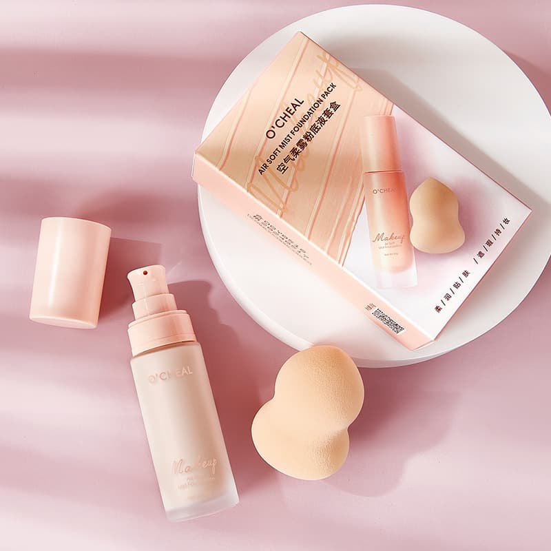 O'CHEAL Air Matte Foundation Set Lightweight Hydrating Concealing Long-Lasting Foundation