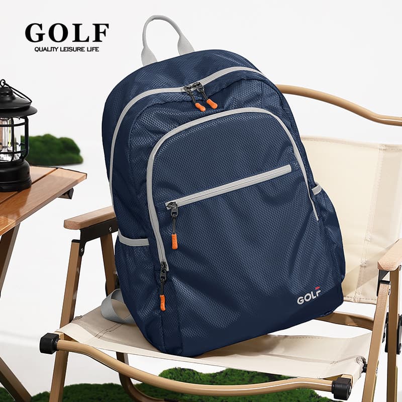 Golf GOLF Backpack for Men and Women, Foldable Computer Bag, 15.6-Inch Travel Backpack, Outdoor Mountaineering